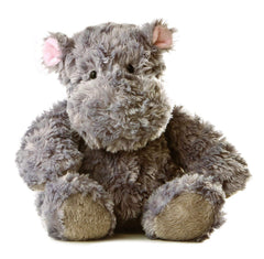 Aurora Snuggly Tubbie Wubbies Hippo face detail, soft and inviting for bedtime play.