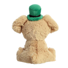 Aurora soft plush golden lab holiday figurine for display and play.