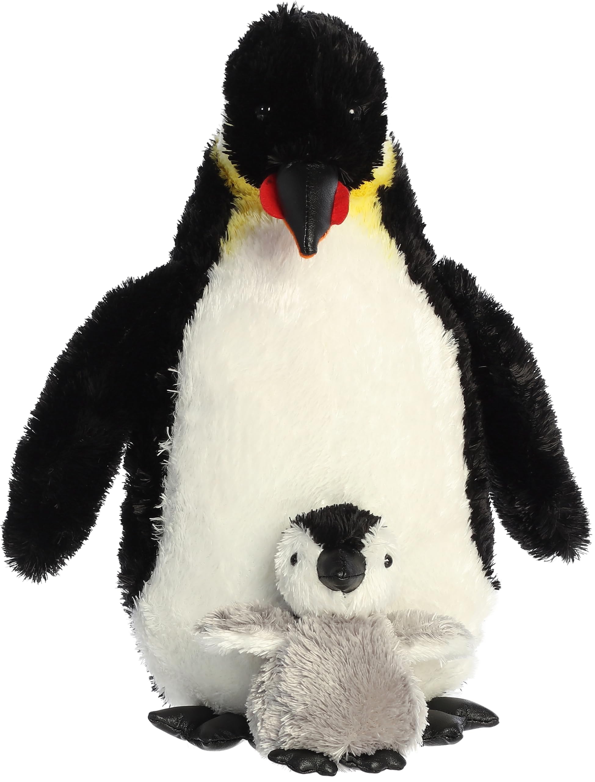Aurora soft-textured penguin plush crafted for cozy cuddles and durable use.