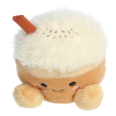 Aurora Speckle Pumpkin Spice Latte plush decor idea, ideal for desks and shelves.