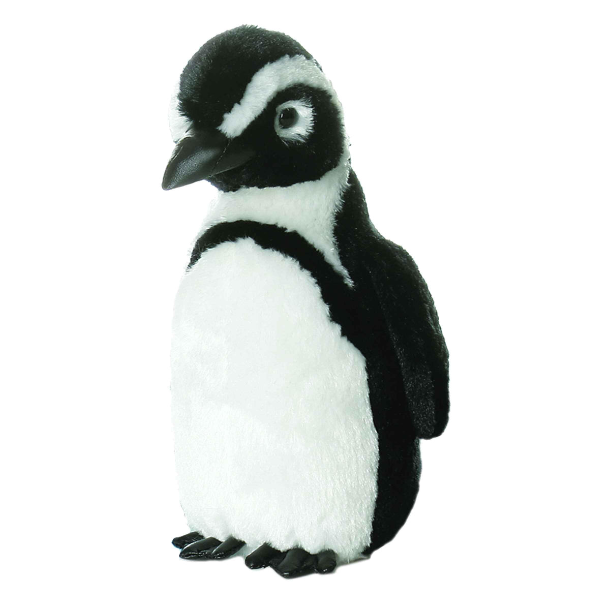 Aurora Sphen penguin Mini Flopsie plush - soft, cozy cuddle buddy for kids and collectors.