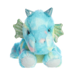 Aurora Sprinkles Dragon with pink and blue dots and wings sparks magical storytelling.