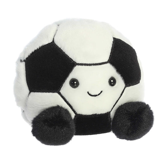 Aurora Striker plush with black and white design, perfect for playtime.