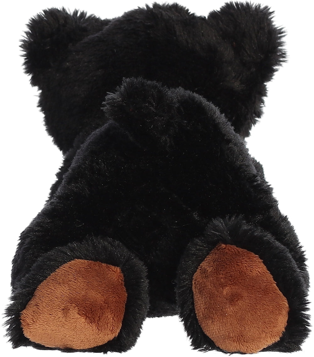 Aurora Sullivan Flopsie bear bean pellets inside ensure stability during play.