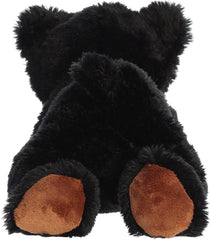 Aurora Sullivan Flopsie bear bean pellets inside ensure stability during play.