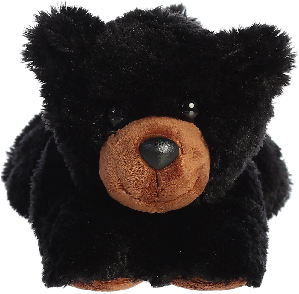 Aurora Sullivan Flopsie bear soft plush texture enhances cozy hugs.