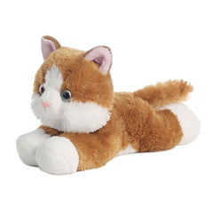 Aurora Sunshine Tabby plush with orange and white fur for cozy cuddles and imaginative play.