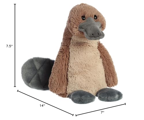 Aurora Talltales Platypus plush shows a sweet facial expression ideal for bedtime snuggles