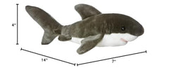 Aurora Tiburon Flopsie plush in a smiling pose, perfect for imaginative play and comfort.