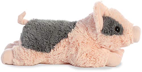 Tidbit Mini Pig pink body with gray patches for imaginative play
