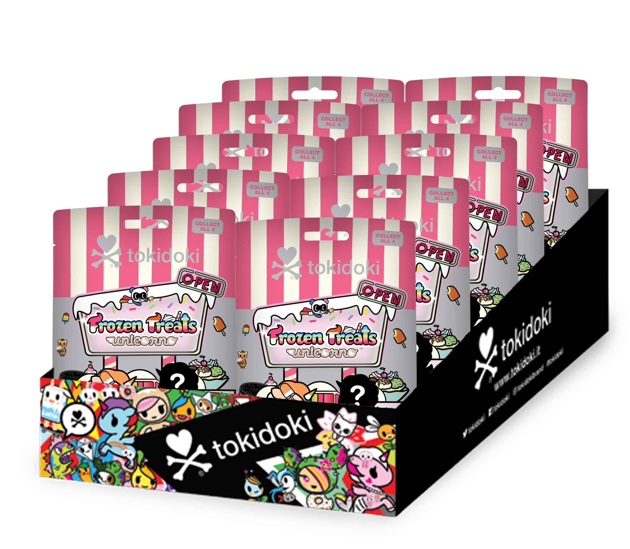 Aurora Tokidoki Frozen Treats plush detail, ultra-soft materials for cozy hugs.