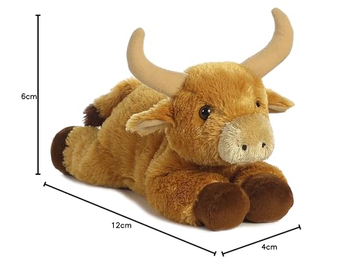 Aurora Toro Bull Plush close-up of soft fur and stitching.