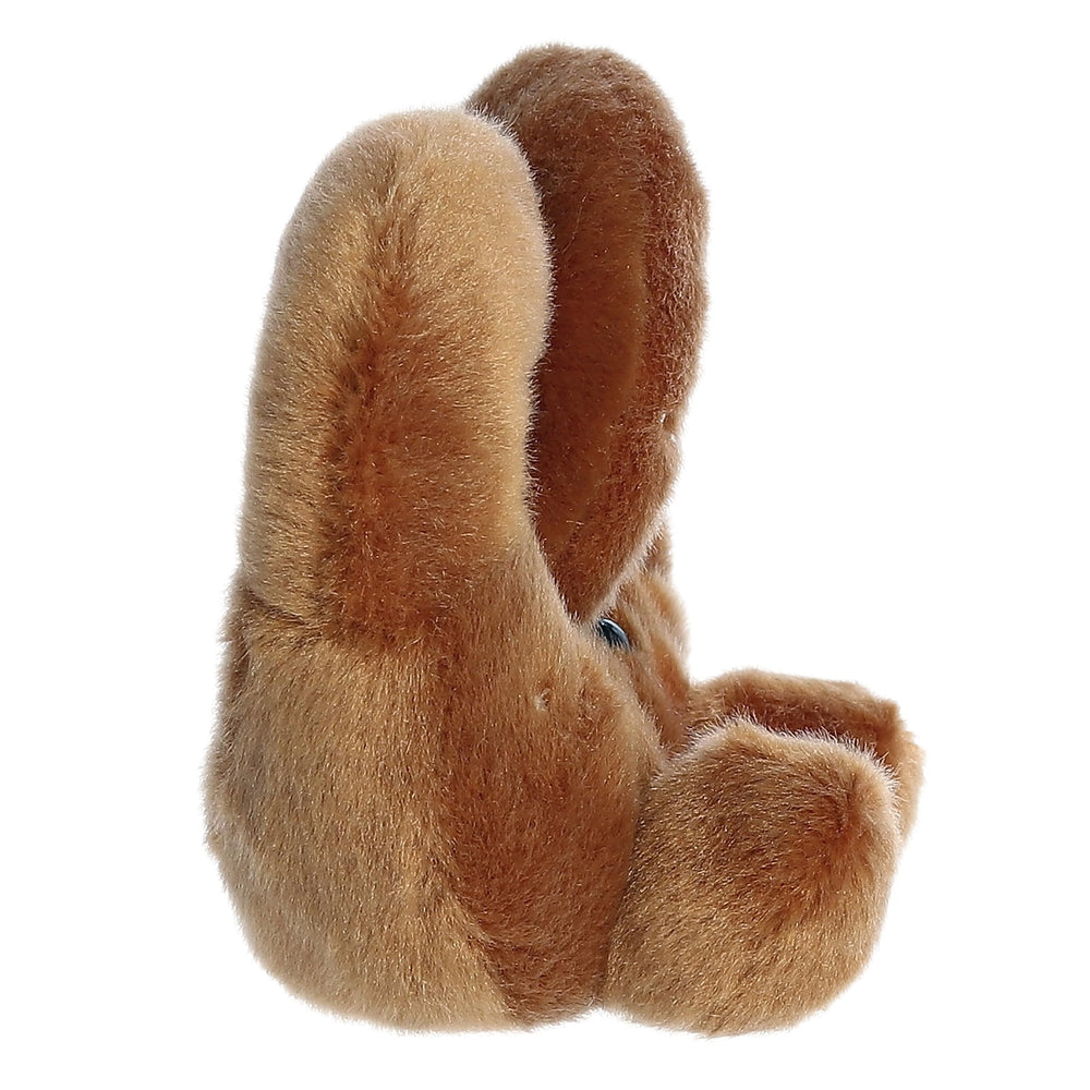 Aurora Twist Pretzel Palm Pal smiling face; friendly expression for kids and collectors