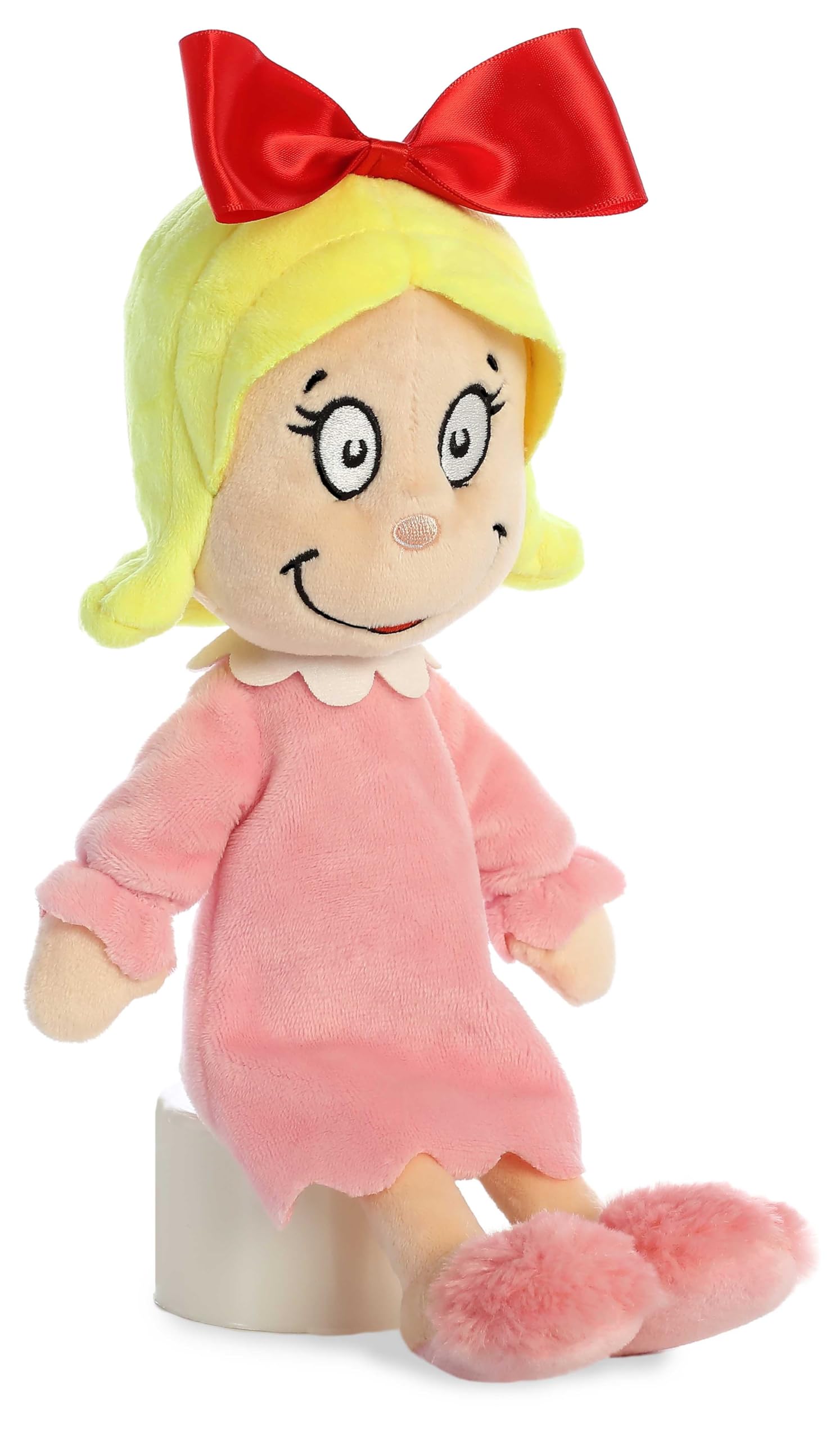 Aurora Whimsical Dr. Seuss Cindy Lou Who multicolor plush for storytelling.