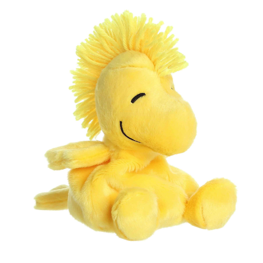 Aurora Woodstock Palm Pals yellow plush, compact desk buddy