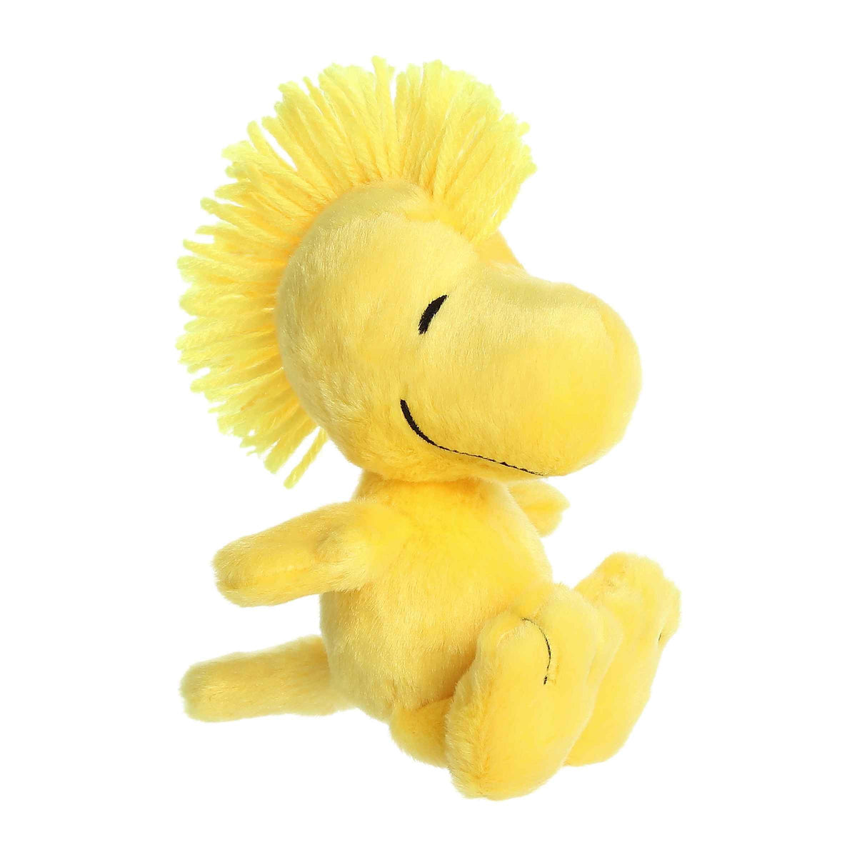 Aurora Woodstock stuffed animal, 6.5-inch plush, official Peanuts licensed toy for Snoopy fans.