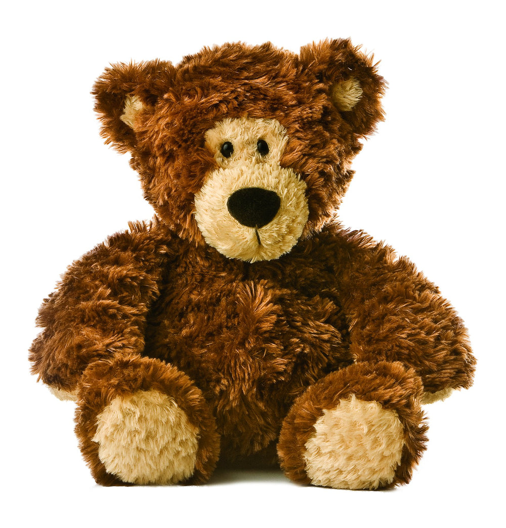 Aurora World 12inch Tubbie Wubbie Brown Bear front view for cozy snuggles.