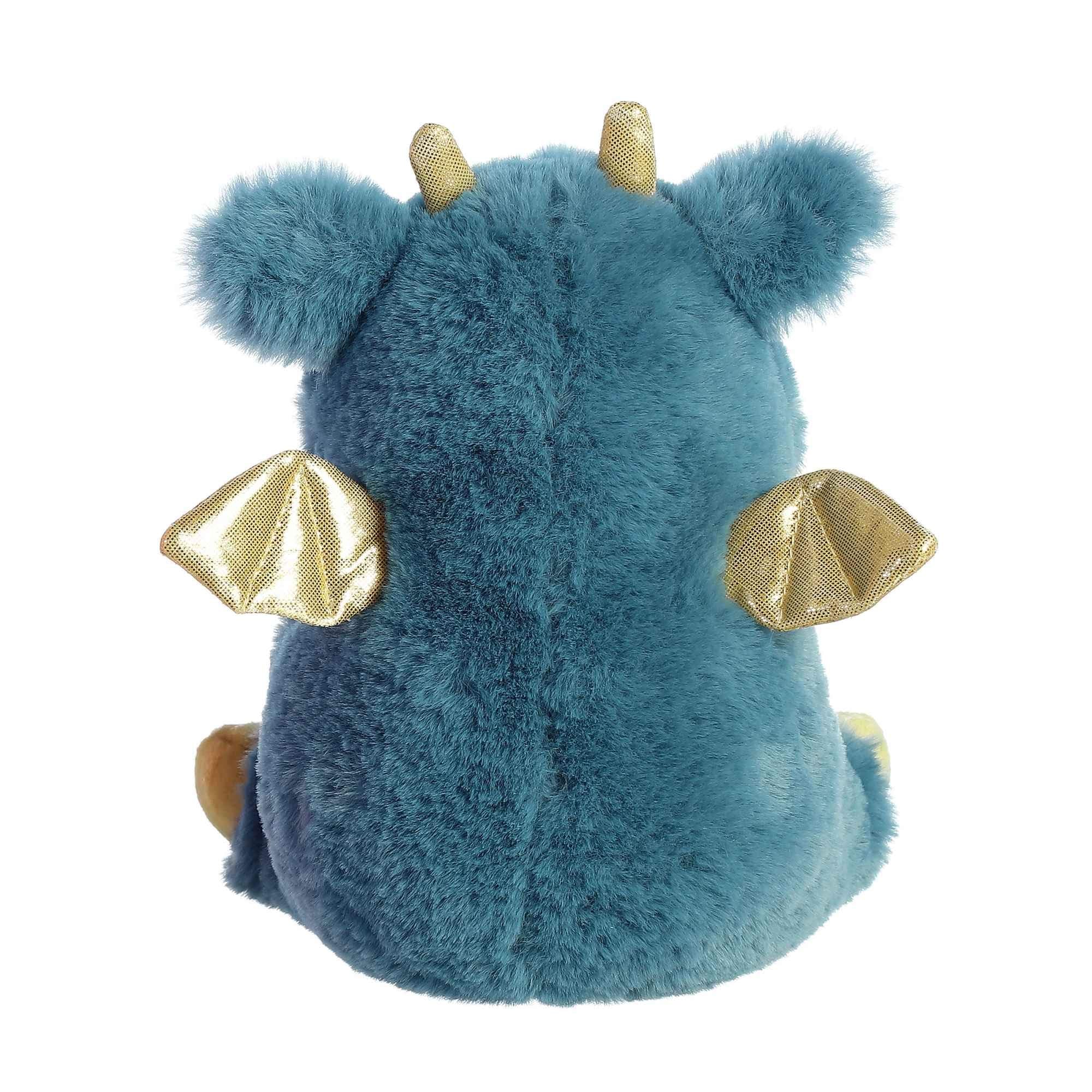 Aurora World Rolly Pet Egan Dragon 7in size is portable for travel and hugs