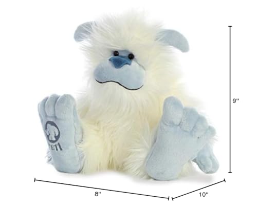 Aurora white Yeti plush adds unique charm to plush collections and display shelves.
