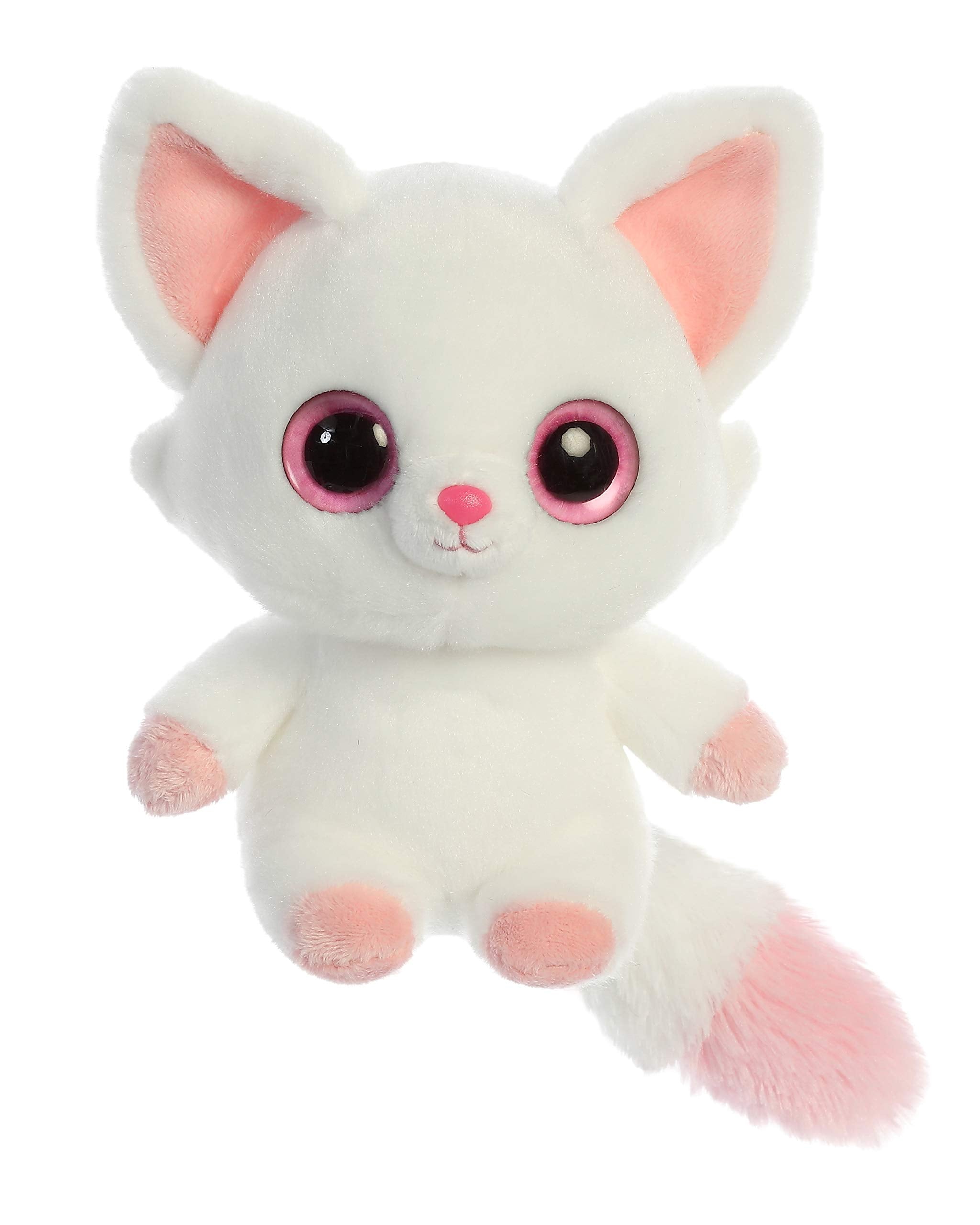 Aurora Yoohoo Pammee 8-inch plush with soft fur, ideal for cuddling.