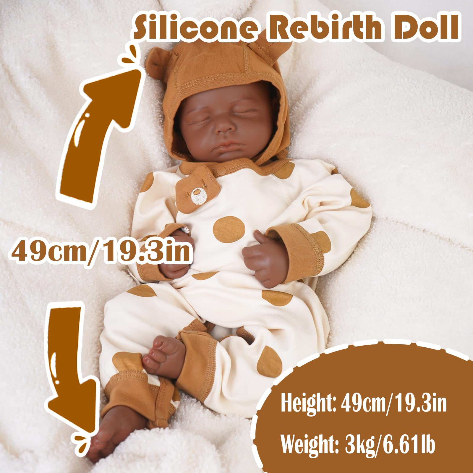 AuroraVita realistic newborn face with subtle details for authenticity.