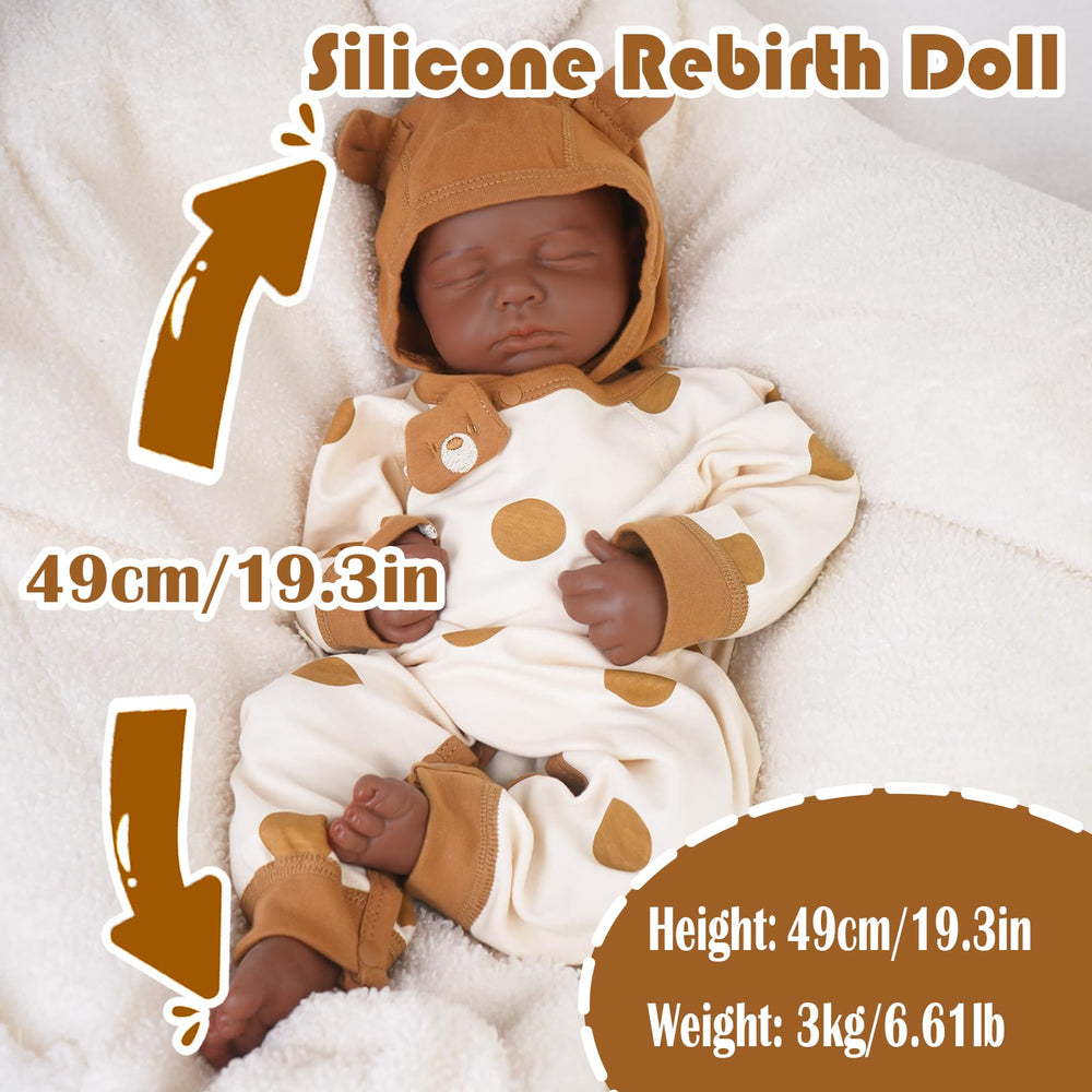AuroraVita realistic newborn face with subtle details for authenticity.