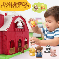 AuroTops pig duck chicken puppets in bright colors for exploration