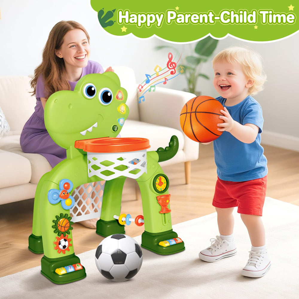 AuroTops rotating gears promote cause-and-effect learning during play.