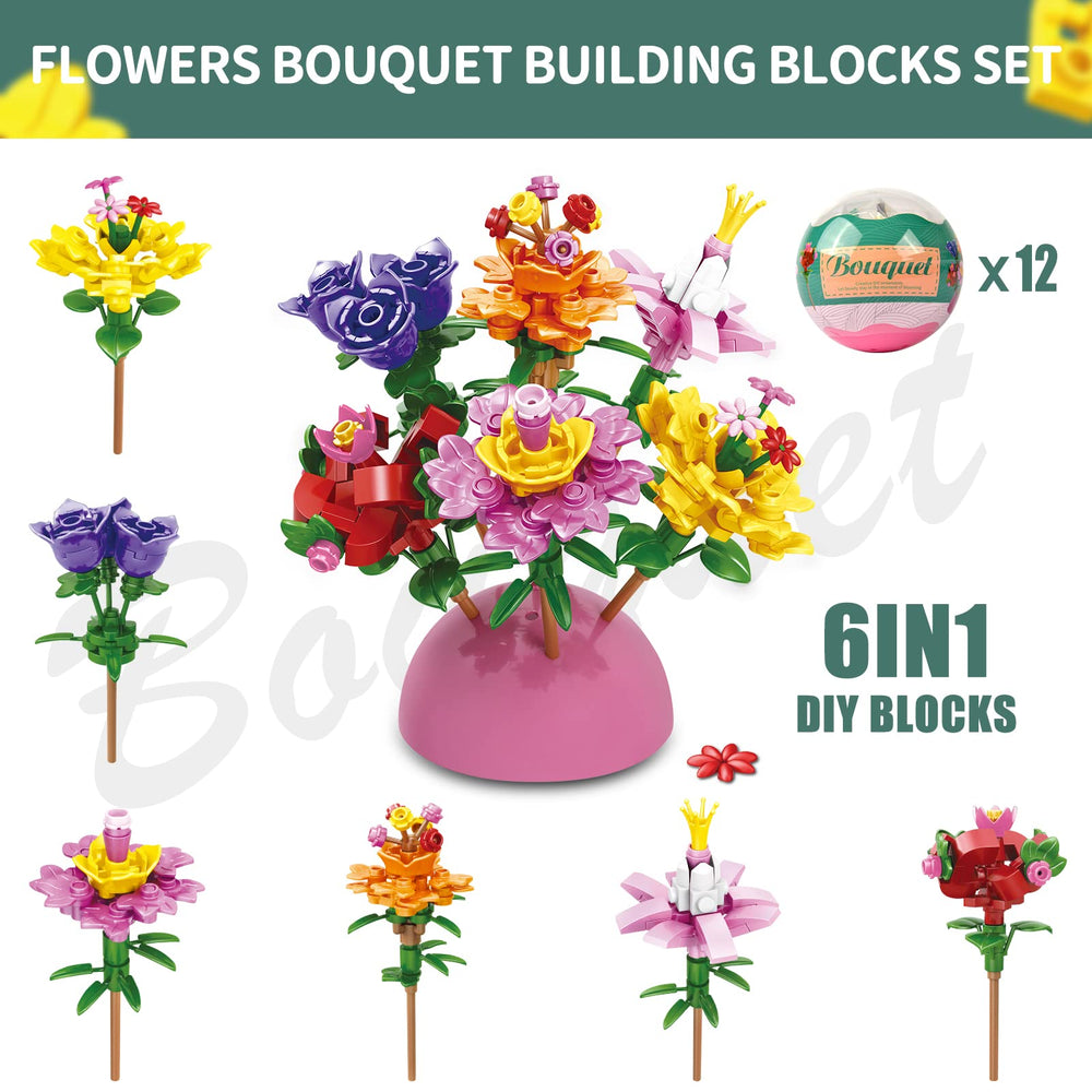 auryee flower-building-kit inside eggs highlights hands-on STEM play and creativity