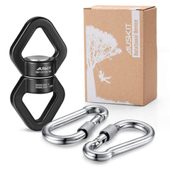 AusKit swing swivel 360-degree rotation for smooth, tangle-free swings.