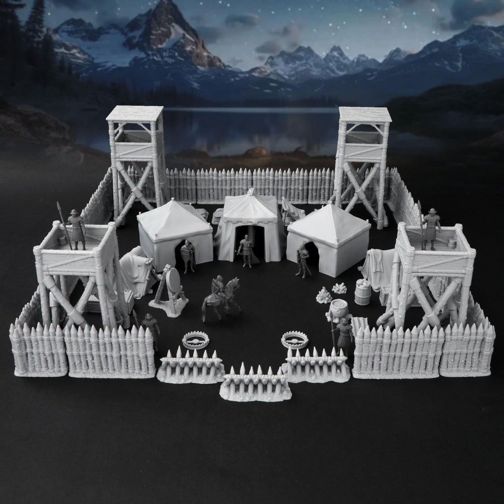 AUSPDICE AF676 watchtower detail with crisp 3D texture for immersive terrain