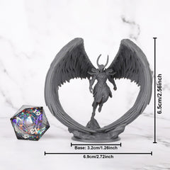 AUSPDICE Angel Fighter miniature displayed as a collectible for RPG enthusiasts