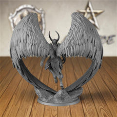 AUSPDICE Angel Fighter miniature unpainted, ideal for hobbyists to paint and customize