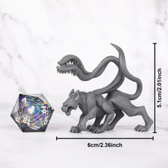 AUSPDICE Displacer Beast paint-ready miniature for hobbyists.