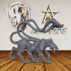 AUSPDICE Displacer Beast side view, great for dynamic RPG encounters.