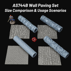 Auspdice Terrain Texture Roller wall paving tool enables quick terrain crafting