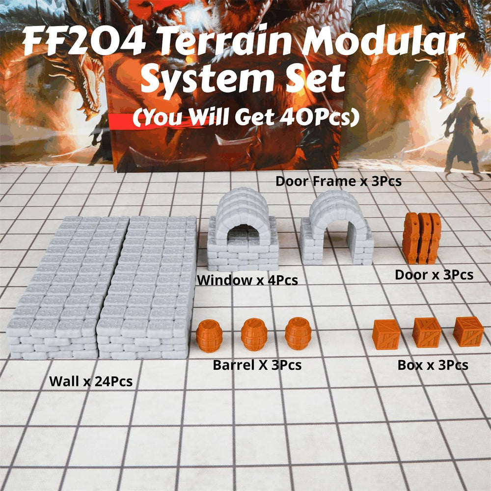 AUSPDICE Dungeon Casks 3pcs adding rugged dungeon props and treasure hints.