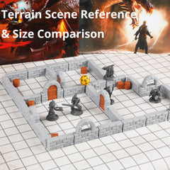AUSPDICE Dungeon Doors 3pcs for flexible dungeon access and encounters.