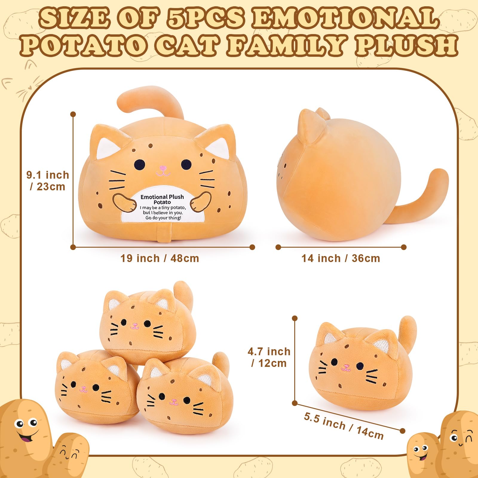 Auspicious Beginning blue baby kitten plush soft and colorful