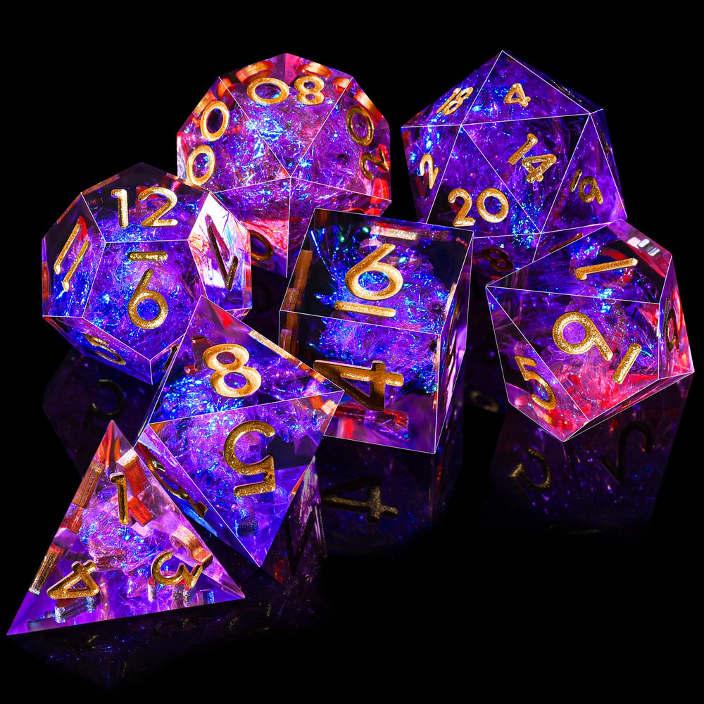 AUSTOR storage-box foam-lined protects dice during transport.