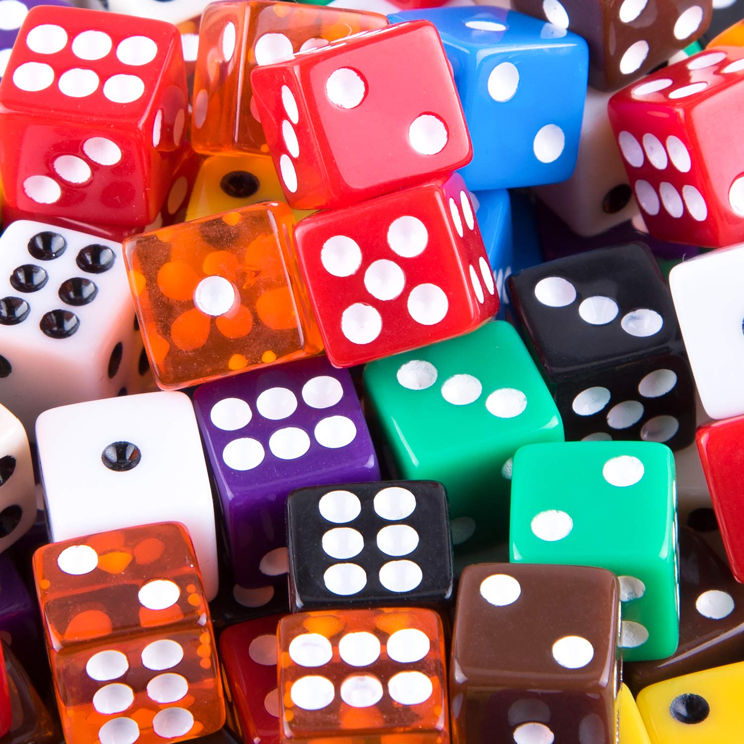 AUSTOR green dice with uniform size for fair gameplay.