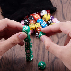 AUSTOR dice on a tabletop ready for quick, engaging game sessions