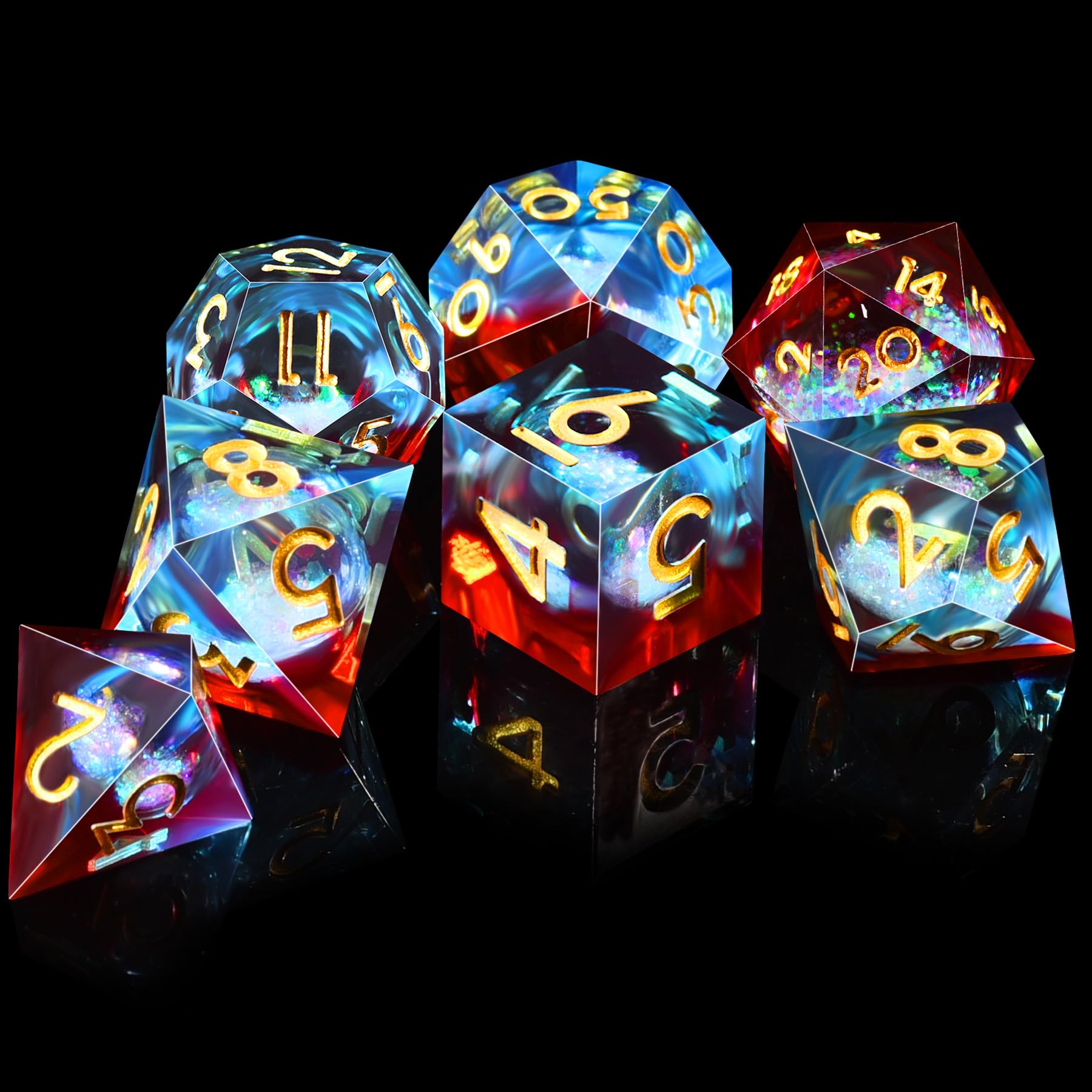 AUSTOR resin dice storage box keeps your set neat and protected.