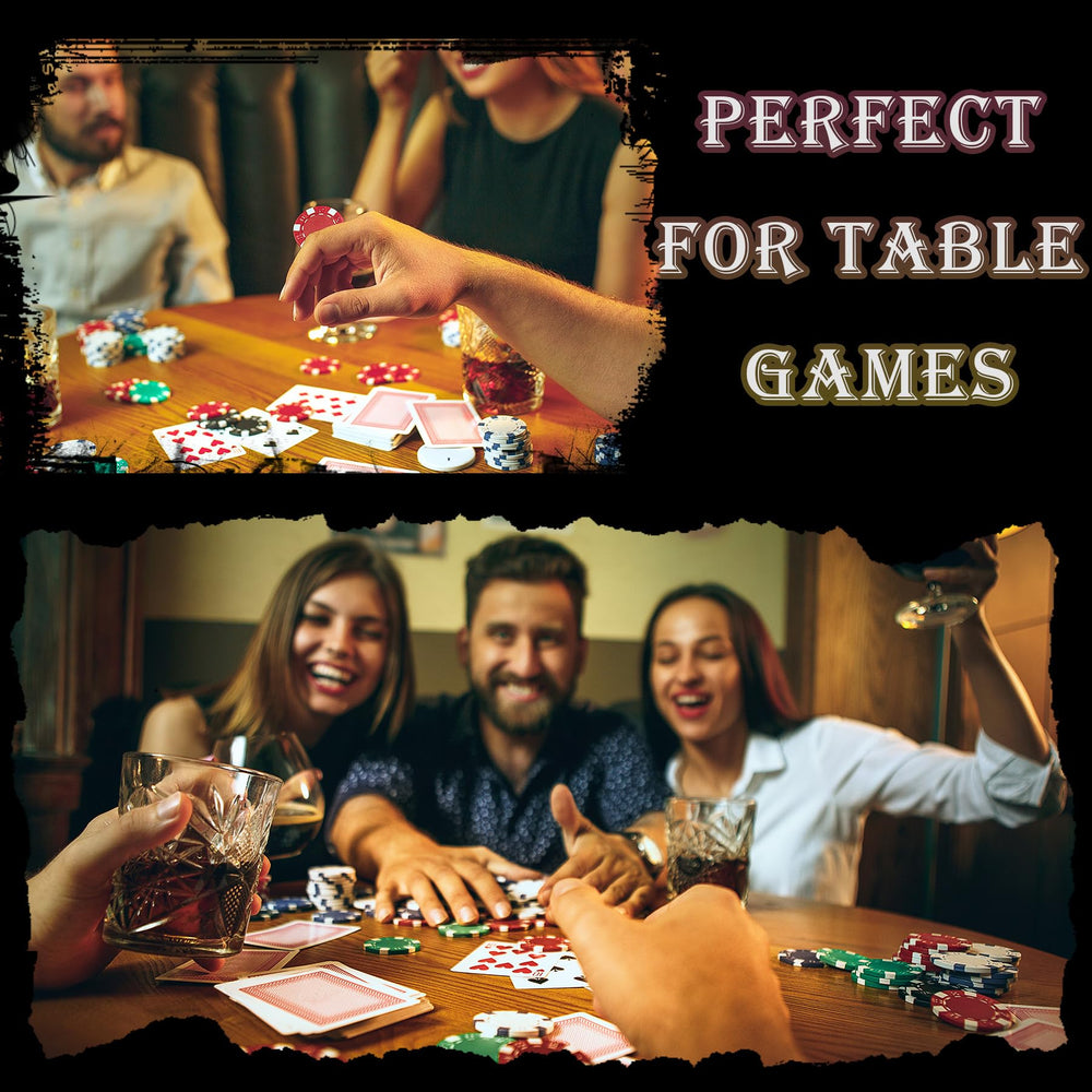 AUSTOR versatile 7-die set for D&D, MTG, and table games.
