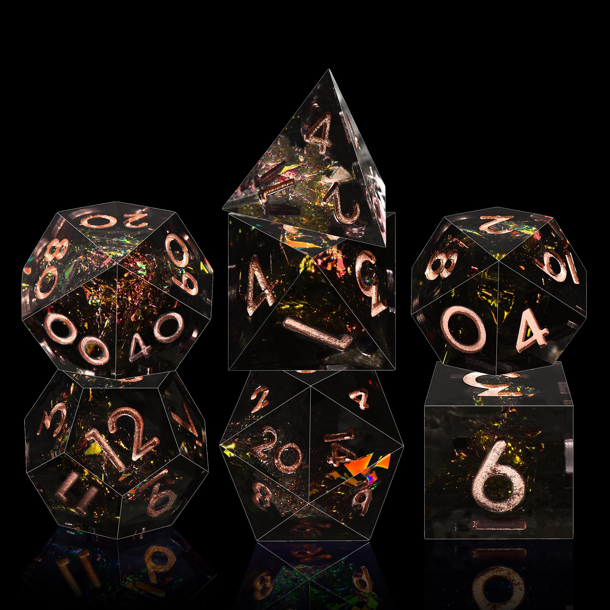 AUSTOR dice storage box with foam lining keeps your set safe on game day