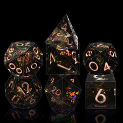 AUSTOR dice storage box with foam lining keeps your set safe on game day