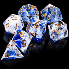 AUSTOR foam-lined PU box stores and displays DND dice