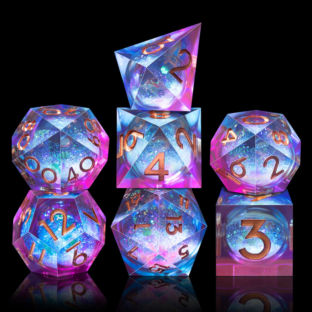 AUSTOR 7-piece set rolling shot highlights sharp edge precision and premium resin.