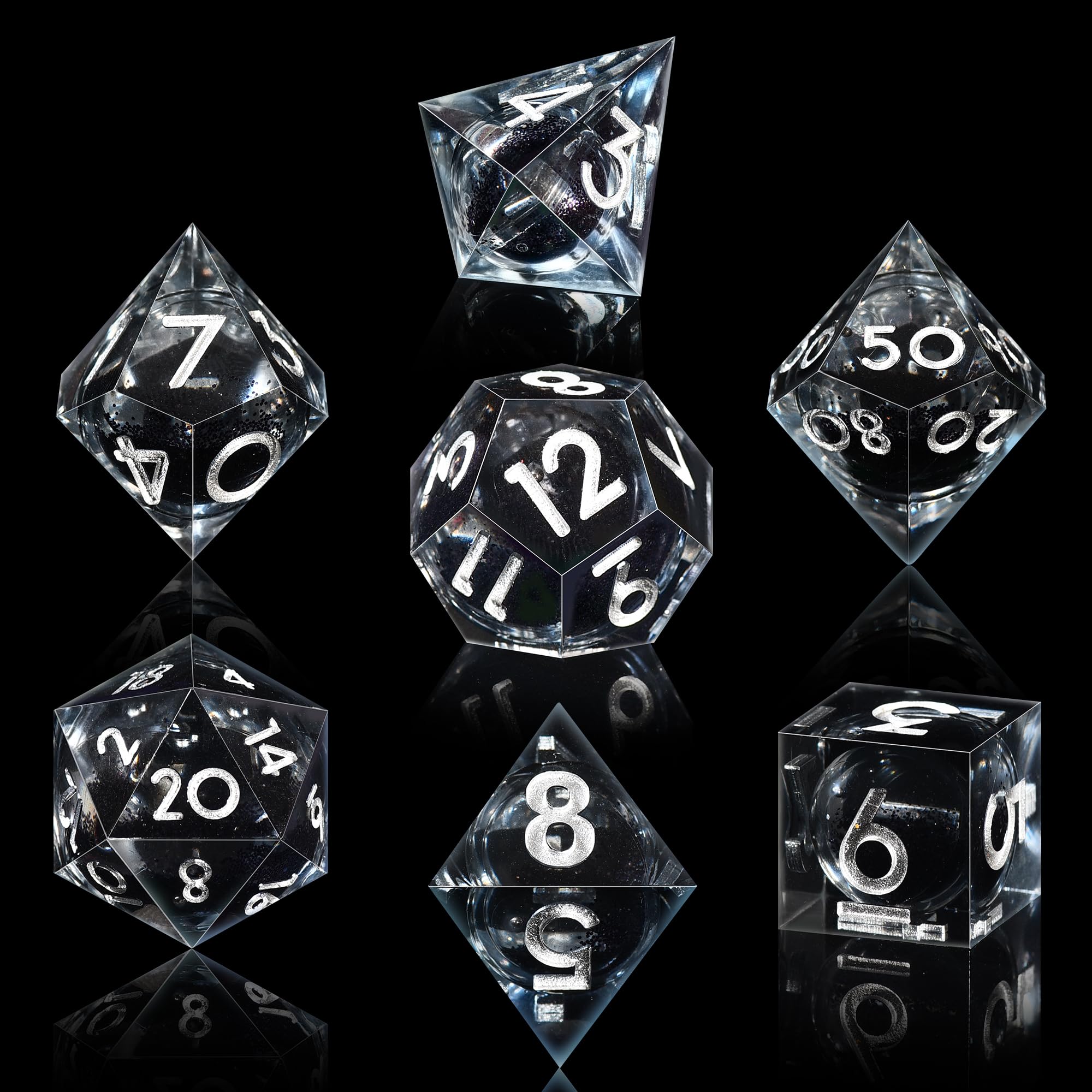AUSTOR sharp edge resin dice with mirror-like polish
