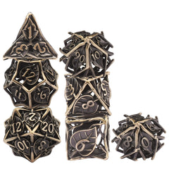 AUSTOR maple leaf design dice rolling smoothly for fair, reliable throws.